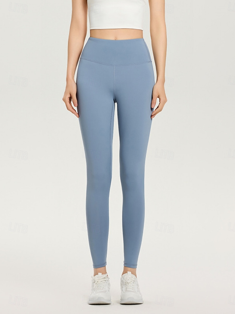 Γυναικεία Παντελόνια Κολάν Μοντέρνα Κομψό στυλ street Βασικό Πλήρες μήκος Ψηλή Μέση Σκέτο Ελαστική μέση Γρήγορο Στέγνωμα Άνετο Υψηλή Ελαστικότητα Καθημερινά Διακοπές Αθλητικά 2026 - $10.99 –P4