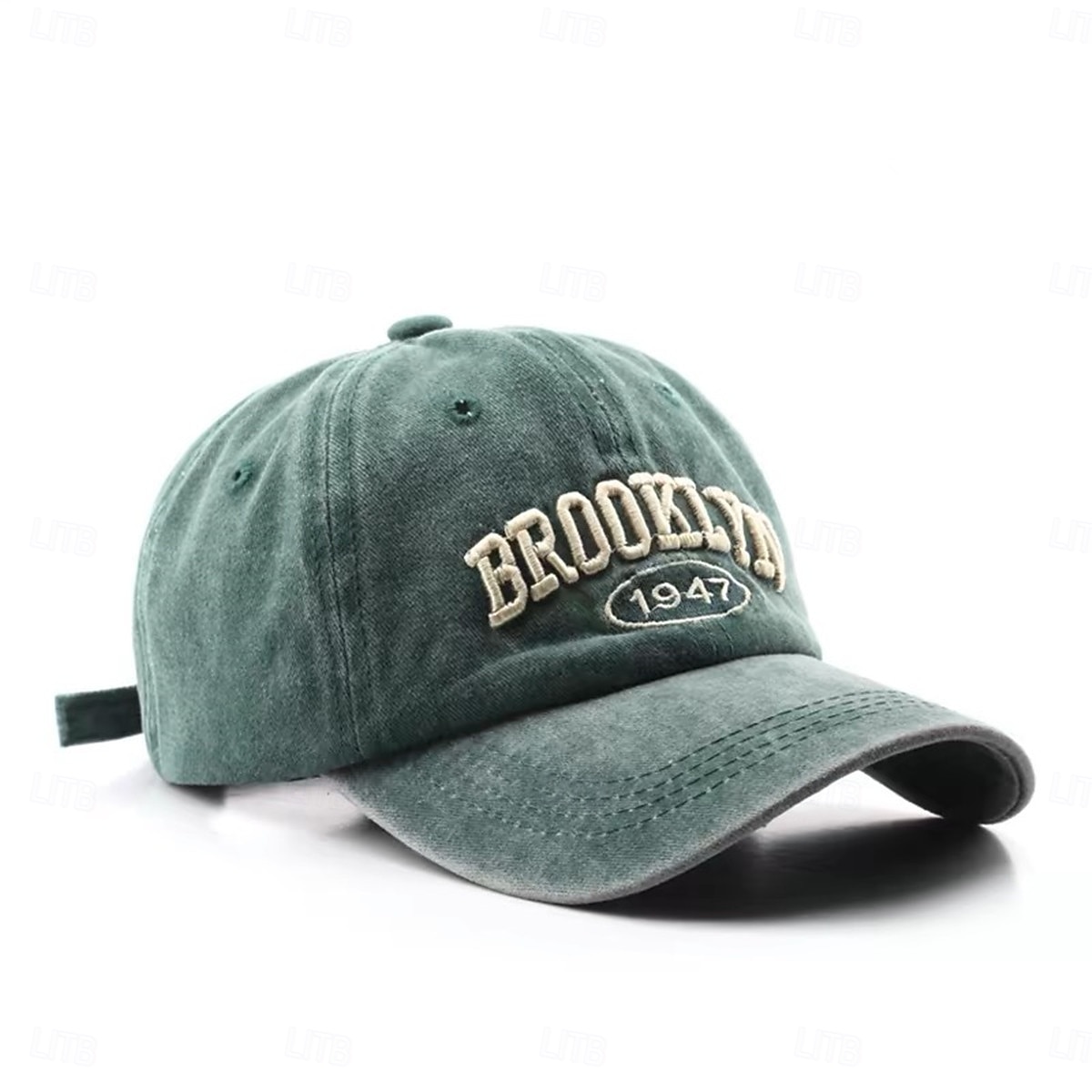 berretto da baseball brooklyn 1947 per donna &Cappello da papà da uomo in stile vintage Brooklyn con lettere ricamate, vestibilità profonda, protezione solare, regolabile, in cotone del 2026 a $15.99 –P1