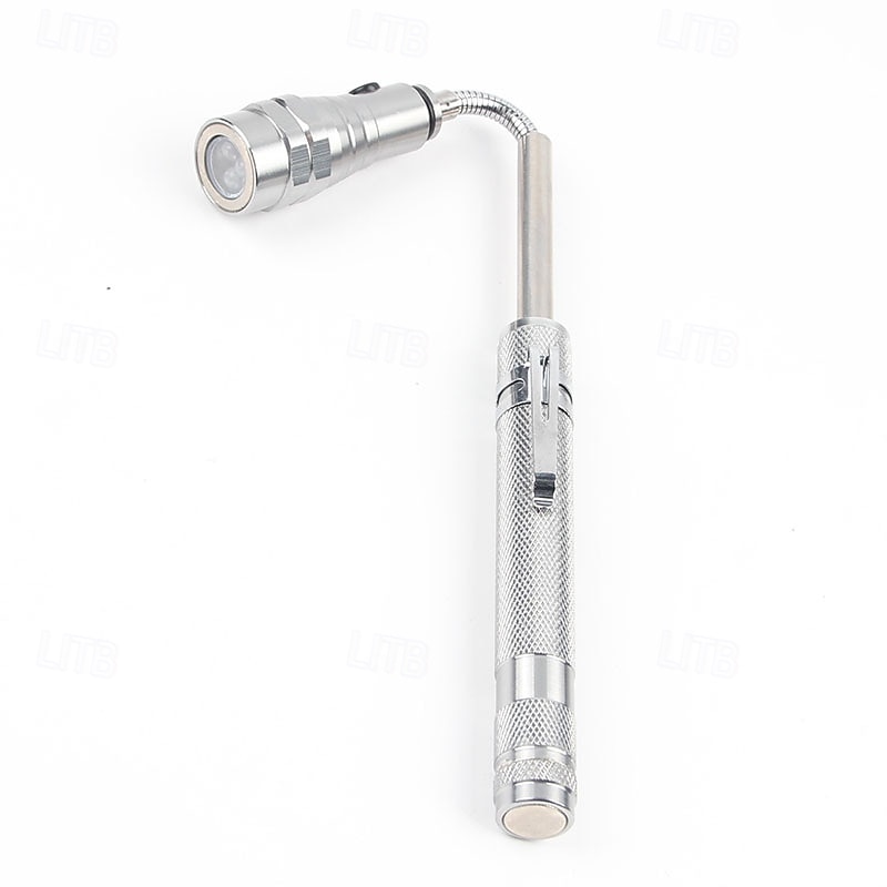magnetické teleskopické elastické nástroje pro vybírání na krk, přenosná roztažitelná magnetická teleskopická LED svítilna magnetické nástroje pro vybírání pracovní světla magnetická svítilna, 2026 - $16.49 –P2