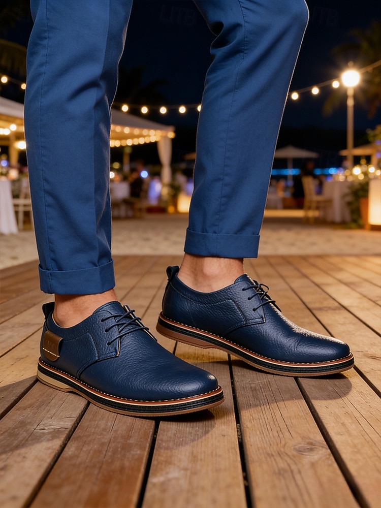 Κομψά ανδρικά oxfords, κομψά και άνετα, ιδανικά για βραδιές σε θέρετρα και ειδικές περιστάσεις 2026 - $46.99 –P3