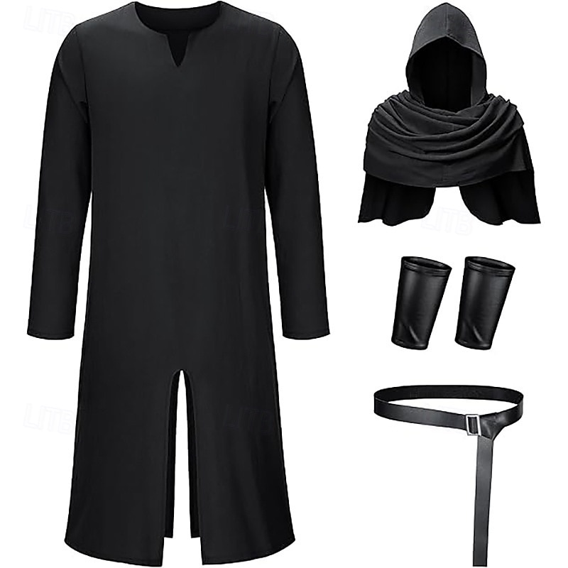 Mittelalterlich Renaissance Ausgefallene Kostüme Armschützer Tunika Krieger Wikinger Kostüm Herren Halloween Karneval Leistung LARP Renaissance-Messe Erwachsene Kostüm 2026 - $54.99 –P7