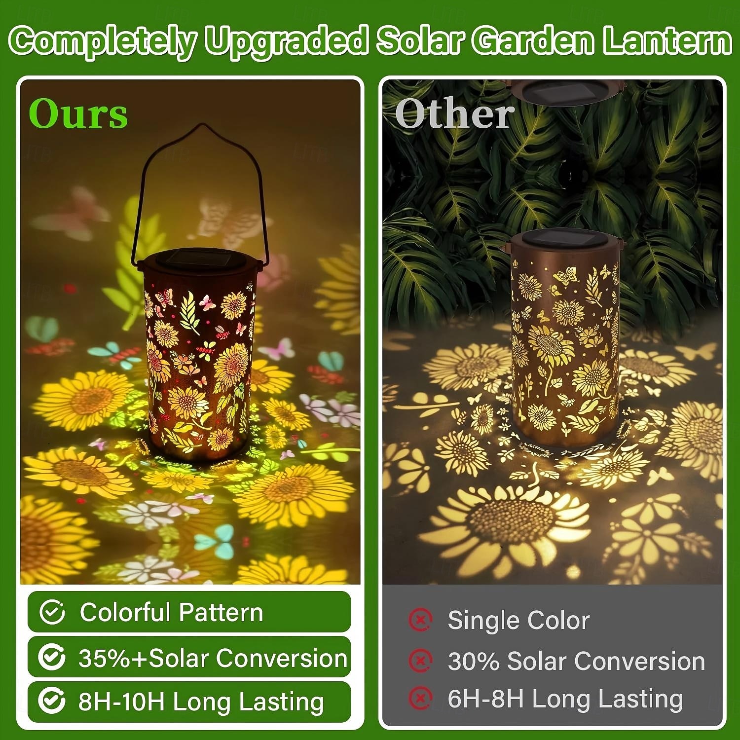 1 pièce 0.06 W Lumières solaires LED Alimenté par énergie solaire Étanche Blanc Chaud 1.2 V 1 Perles LED de 2026 ? $13.99 –P6