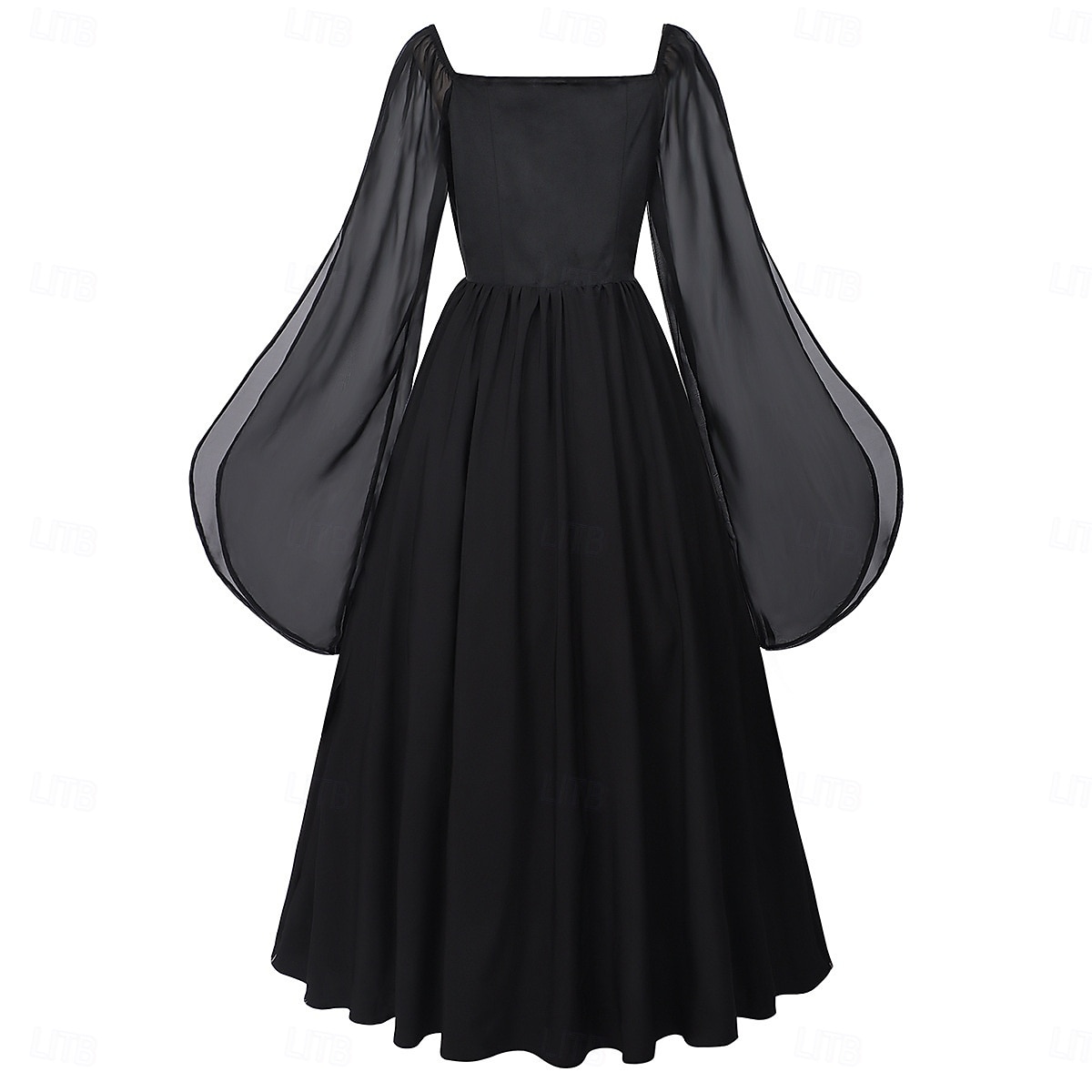 Středověké Renesanční ozdobný Po kotníky Šaty Dlouhé rukávy Víla Korzet Pevná barva Maškarní kostým Dámské Fantazie předvečer Všech svatých Karneval Plesová maškaráda Renesanční jarmark Retro 2026 - $57.99 –P10