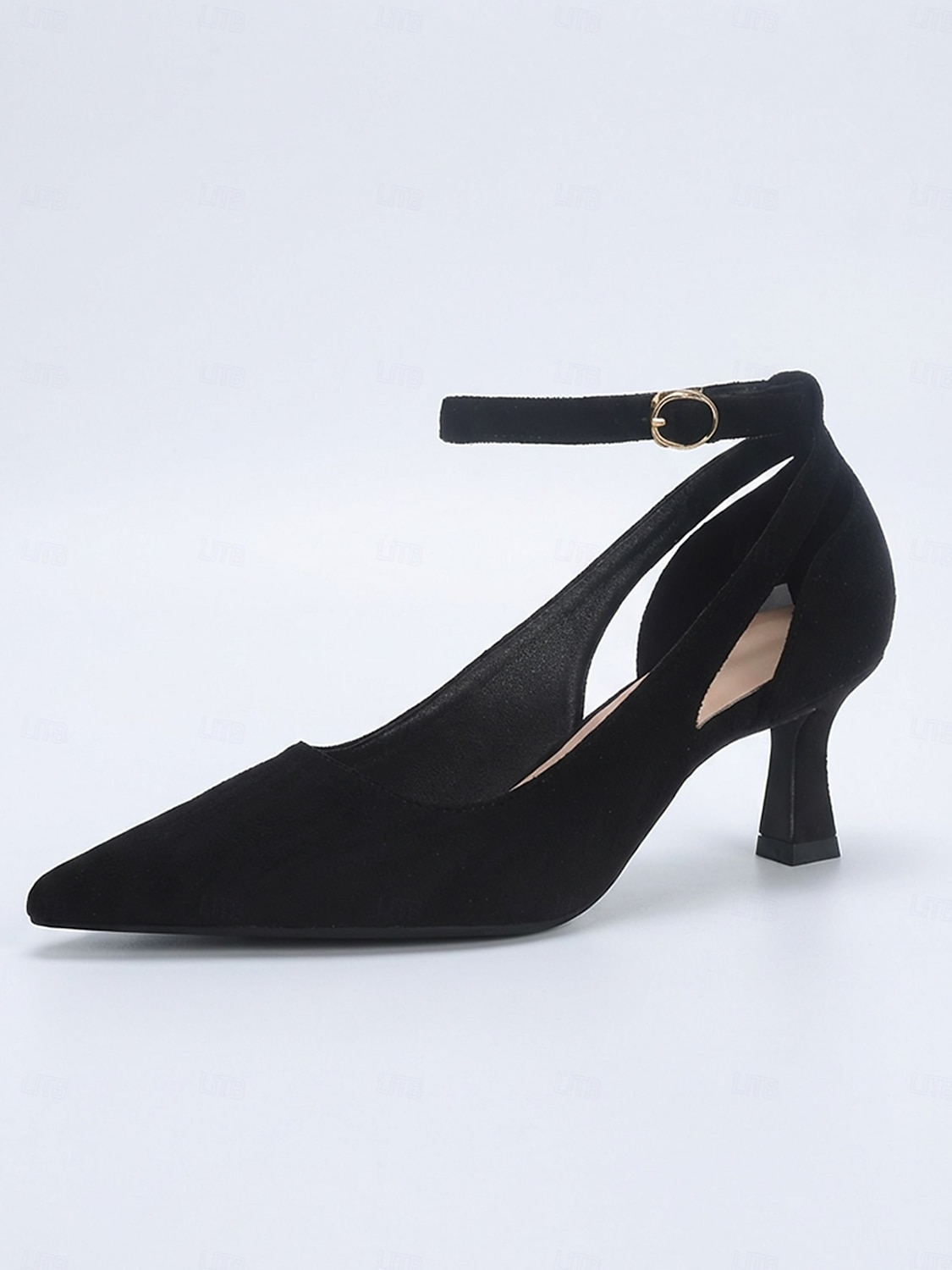 décolleté da donna con tacco a gattino e cinturino alla caviglia color albicocca: eleganti scarpe per la mamma della sposa per matrimoni all'aperto in giardino del 2026 a $46.99 –P5