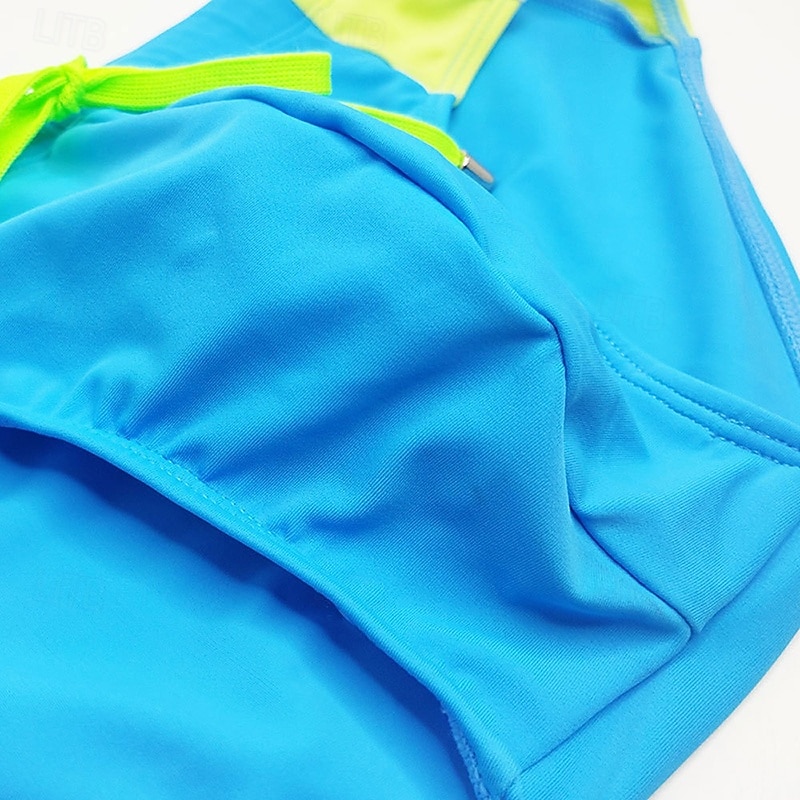 Per uomo Standard Costume da bagno Costume da Bagno Slip mare Color-blocking Coulisse Asciugatura Rapida Elastico Traspirante Senza Maniche Pantaloni Surf Sport Acquatici Nuoto Estate del 2026 a $13.99 –P17