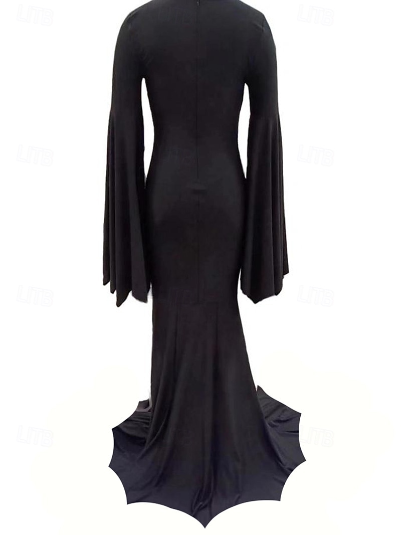 Walpurgis Night Φορέματα Φόρεμα αποκριών Μάγος Μορτίσια Άνταμς Οικογένεια Άνταμς Πανκ & Γκόθικ Ενηλίκων Γυναικεία Απόκριες Πάρτι / Βράδυ Ντύνομαι 2026 - $48.99 –P4