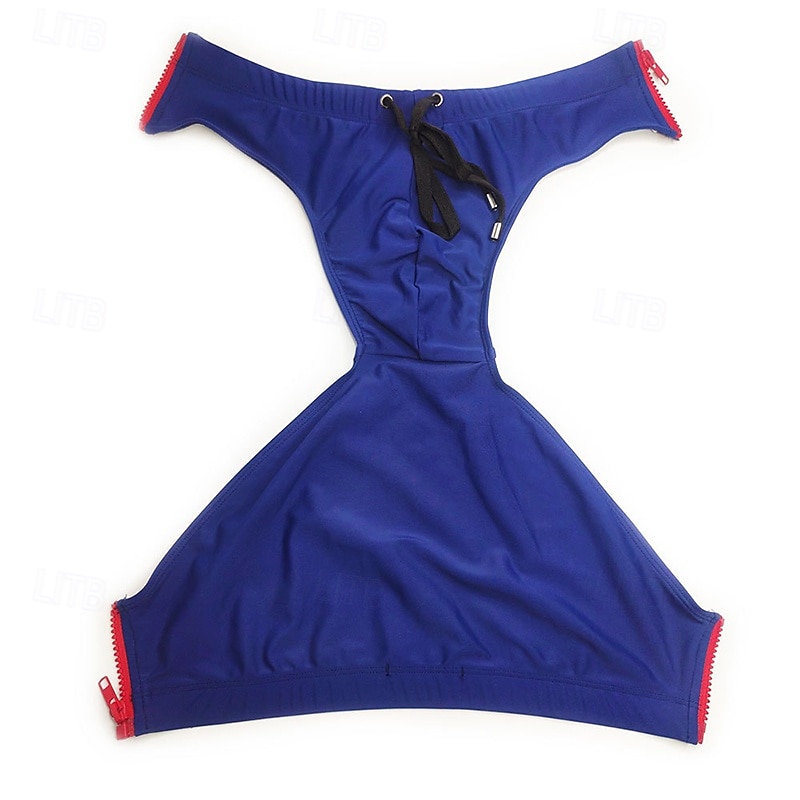 Miesten Uimashortsit Uimahousut Brief-uimahousut Yhtenäinen Kurenauha Sulkea jnk vetoketju Nopea kuivuminen Venyvä Hengittävä Alaosat Lainelautailu Vesiurheilu Uinti Kesä 2026 - $13.99 –P18