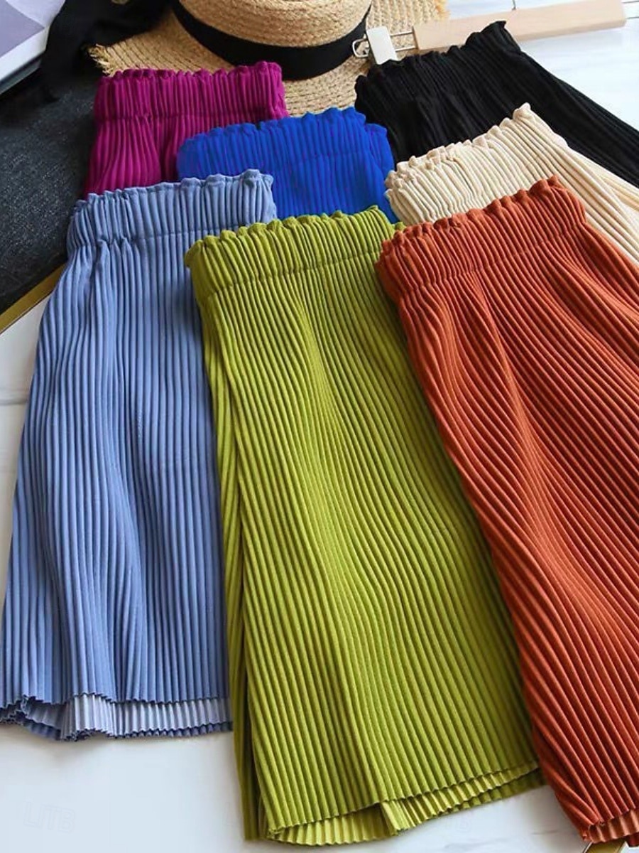 Γυναικεία Σορτς των Βερμούδων Σορτσάκια Καλοκαιρινό σορτς Σορτς παραλίας Διακοπές Μοντέρνα Κομψό στυλ street σύντομο Ψηλή Μέση Σκέτο Κορδόνι Τσέπη Ελαστική μέση Ικανότητα να αναπνέει Άνετο 2026 - $24.99 –P1