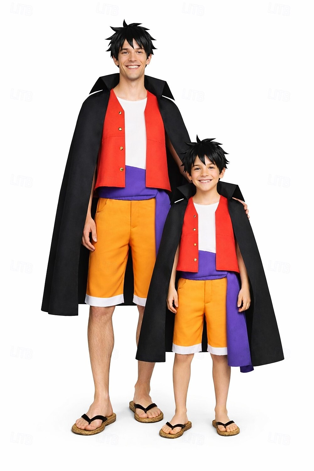 Aventurero del océano Pirata del Sombrero de Paja Animé Traje de cosplay Trajes De Cosplay Disfraz Para Hombre Niños Adulto 2026 - $62.99 –P6