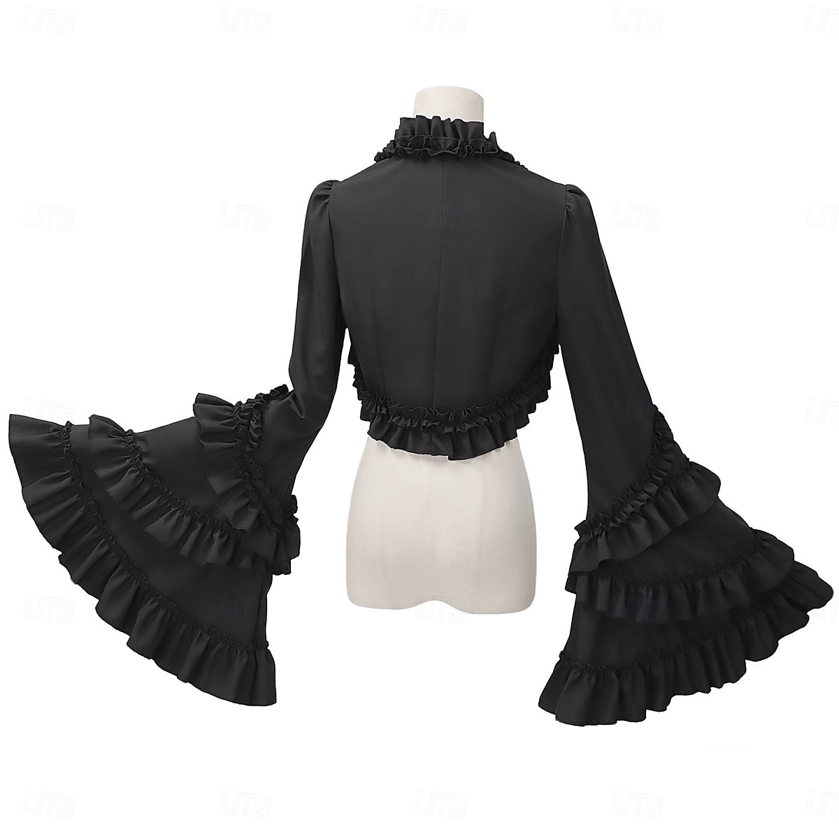 Rokoko Renesanční Steampunk Kabát Fancy kostým Tričko Volánkový rukáv Čerodějnice Upír Královský oděv Maškarní kostým Dámské Fantazie předvečer Všech svatých Karneval Výkon LARP Ren Faire Dospělé 2026 - $38.99 –P3