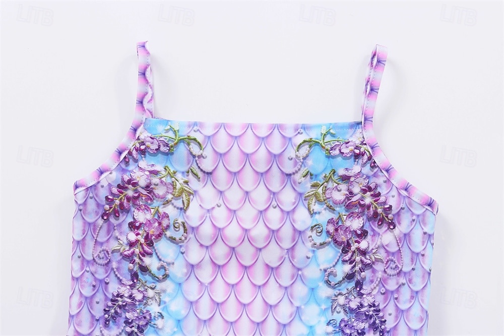 حورية البحر أميرة حورية البحر فساتين زي حفلة موضوع الكوسبلاي for للفتيات للأطفال مهرجان حفلة تنكرية مناسب للحفلات مناسب للعطلات 2026 - $23.99 –P8