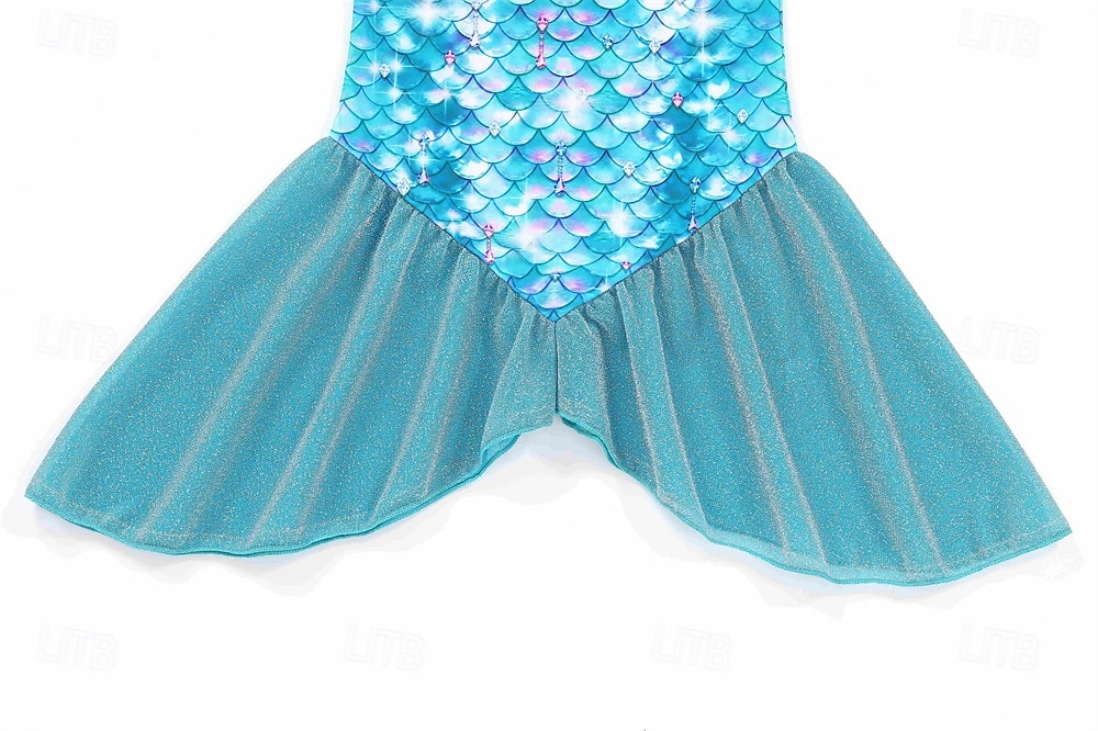 Γοργόνα Πριγκίπισσα Γοργόνα Φορέματα Στολή θεματικού πάρτι Στολές Ηρώων for Κοριτσίστικα Παιδικά Απόκριες Μασκάρεμα Πάρτι Αργίες 2026 - $23.99 –P7