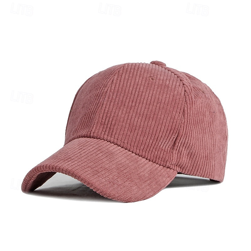Unisexe Casquette de baseball Noir Jaune Velours côtelé Bandes Pur Chaud ancien Occasionnel Occasionnel Quotidien Vêtements de rue Couleur Unie Protection solaire de 2026 ? $9.49 –P14