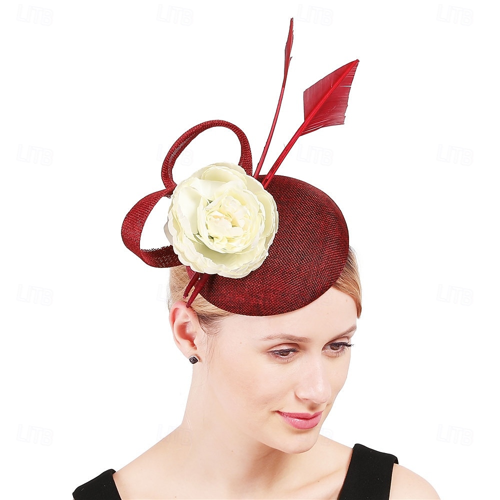 Fascinator Hat Fascinator Gentlewoman Fancy Dress Women's Masquerade Tea Party Ascot Horse Racing Festival Adults' Hat 2026 - $43.99 –P5