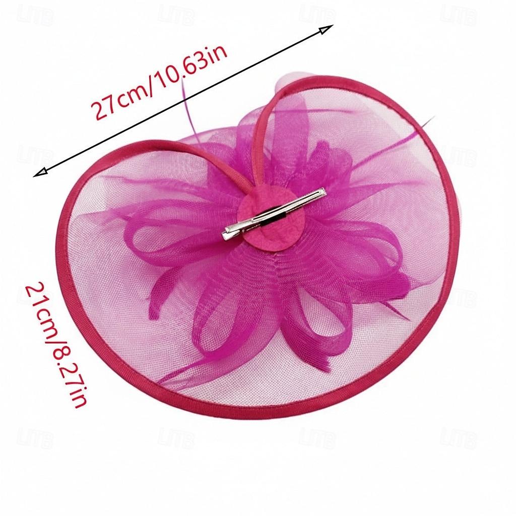 Derby Copricapo affascinante Gentildonna Floreale Costume Per donna Mascherata Ascot Festival delle corse di cavalli Adulti Copricapo del 2026 a $27.99 –P5
