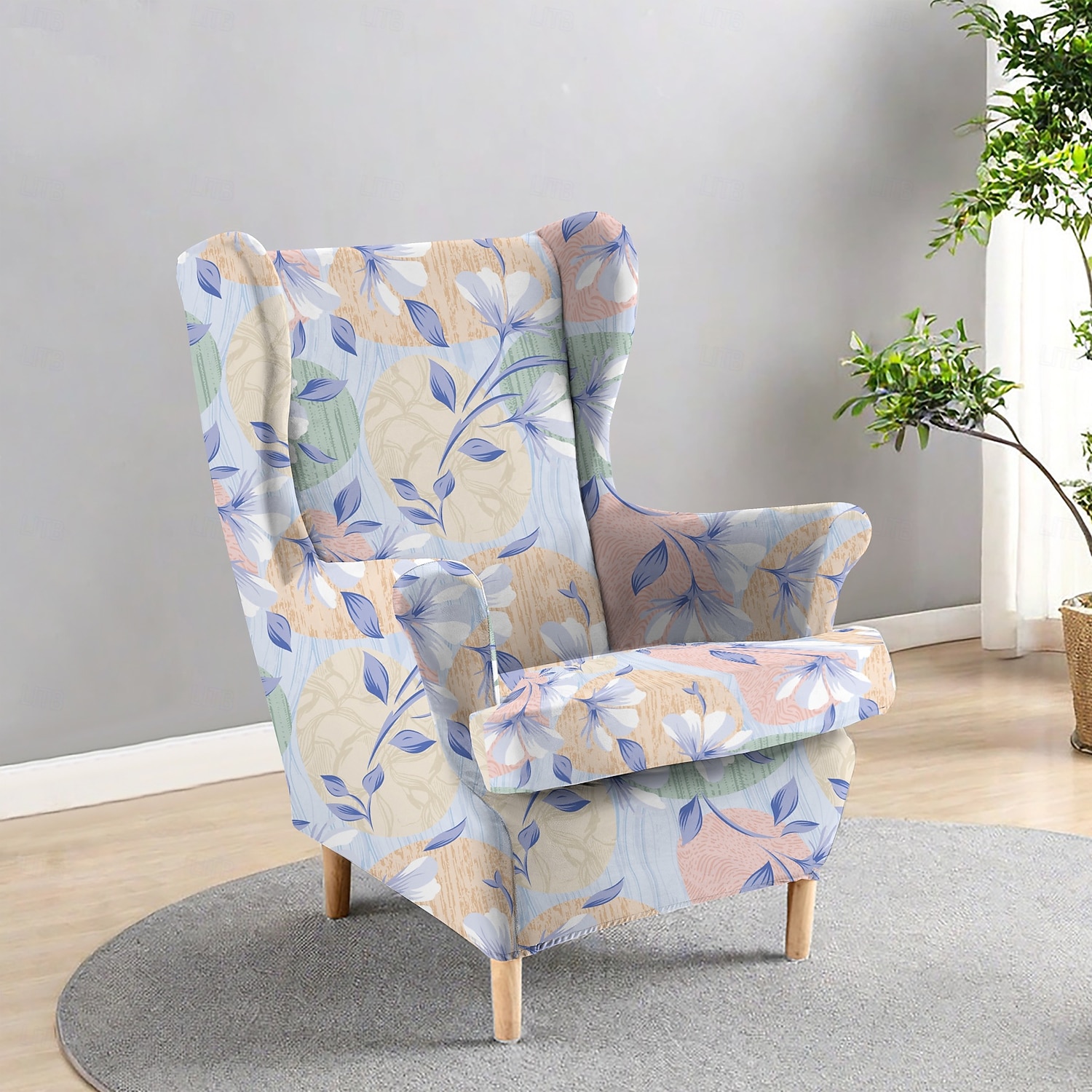 Yksipaikkaisen sohvan päällinen, joustava nojatuolin suoja, pölytiivis, joustava päällinen, moderni joulu- ja maalaistalotyylinen tuolinpäällinen nojatuoleihin ja lepotuoleihin 2026 - $51.99 –P4