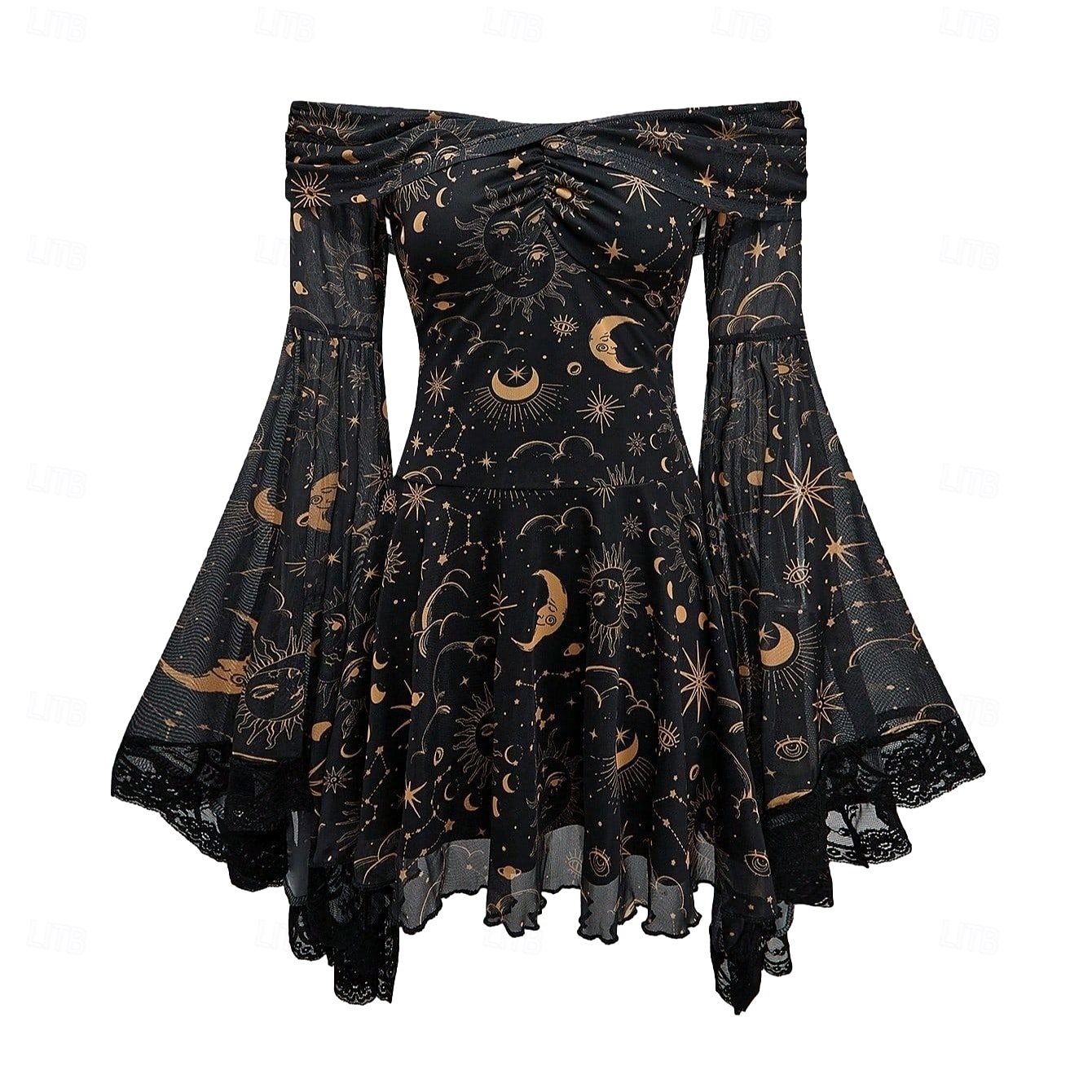 Medievale Steampunk Vestito Costume di fantasia Lunghe Strega Vampiro Costume Per donna Fantasia Halloween Carnevale Performance LARP Fiera Rinascimentale Adulti Vestito del 2026 a $41.99 –P8