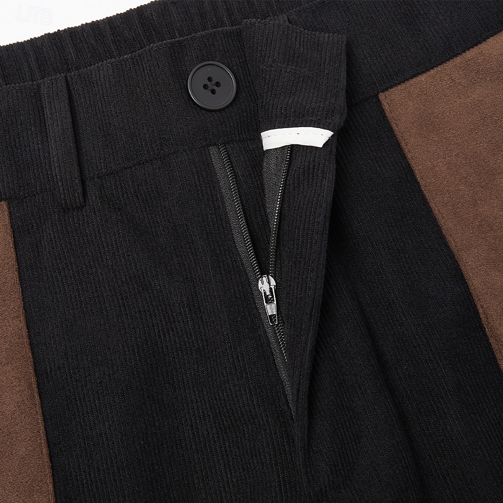 Men's Cargo Pants Cargo Trousers Corduroy Pants Work Pants Suede Pants Patchwork Multi Pocket Straight Leg Plain Moisture Wicking Breathable Full Length Outdoor Daily Fashion Retro Vintage Black Blue 2026 - $39.99 –P8