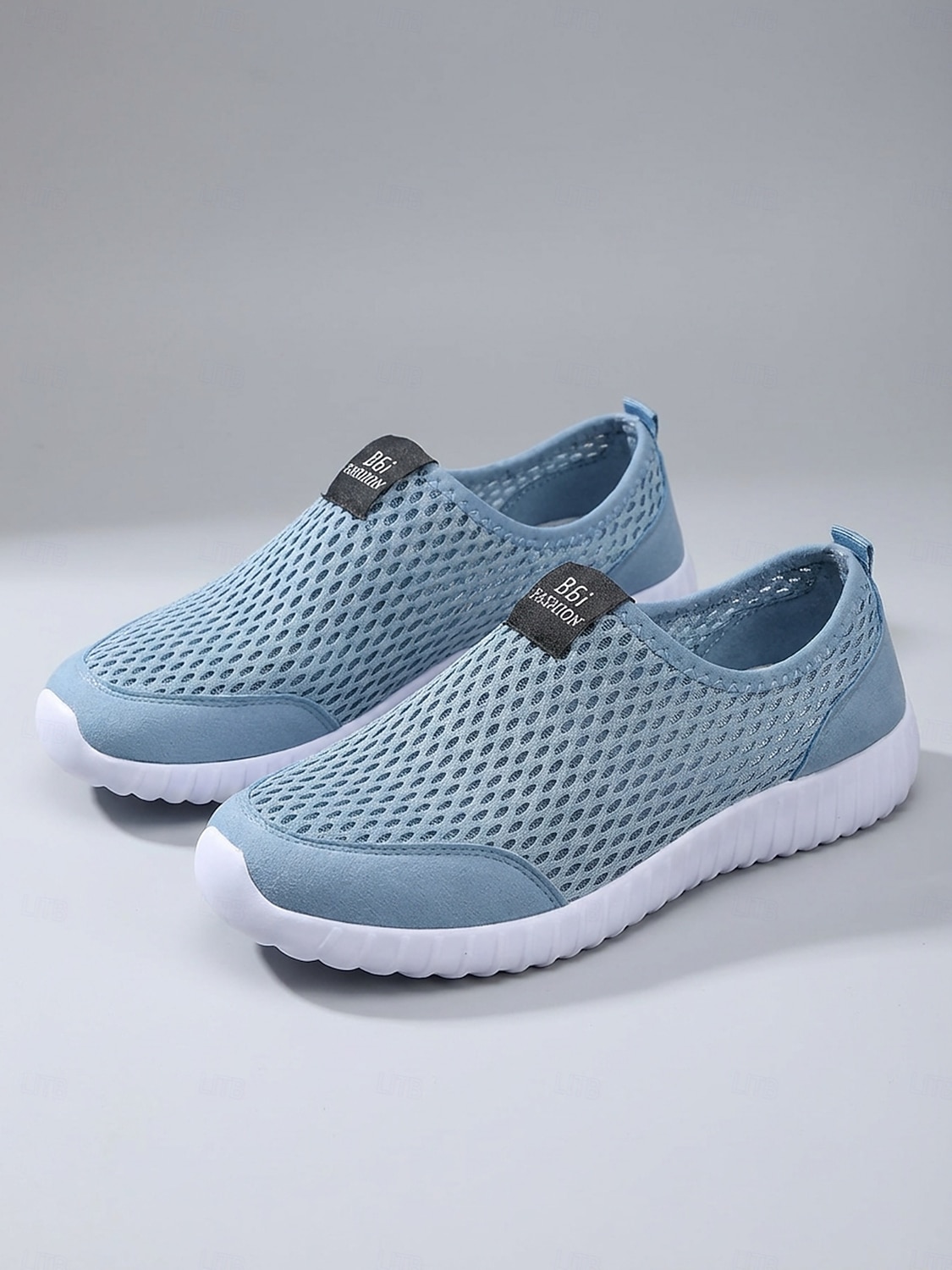 Hellblaue, atmungsaktive Mesh-Slipper für Damen – leichte Outdoor-Sneaker zum Wandern, Spazierengehen, Reisen und für den täglichen Gebrauch 2026 - $24.99 –P1
