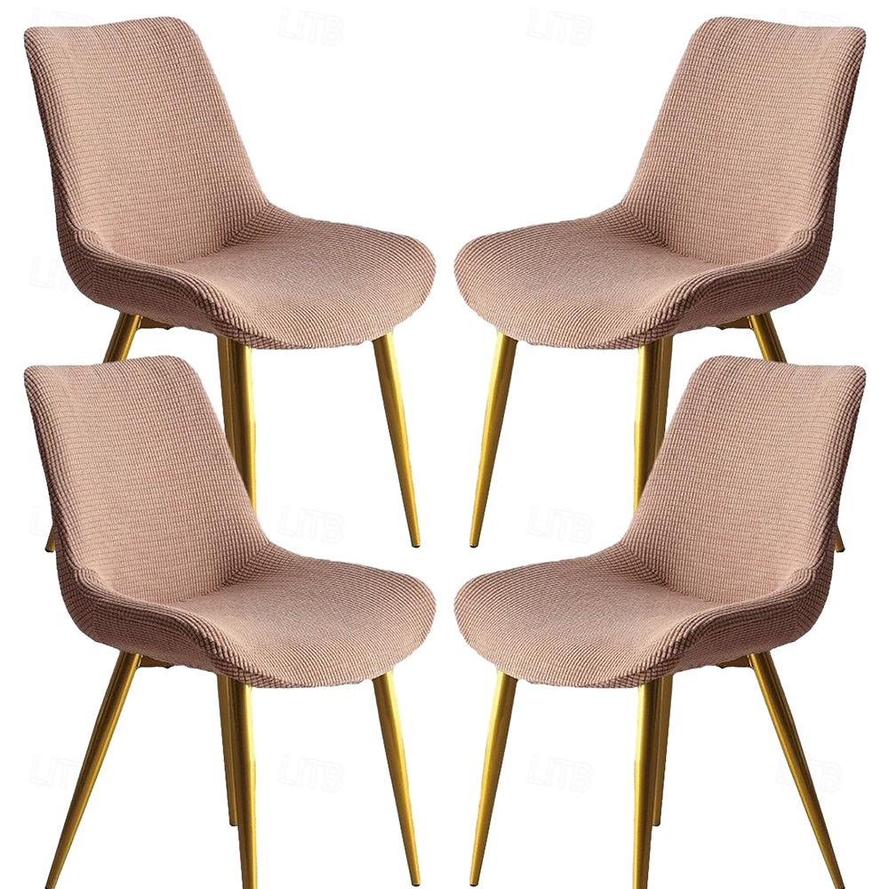 4PCS  Dining Chair Slipcover Stretch Chair Seat Cover for Dining Room Chair Protectors Covers Dining, Soft Thick Washable 2026 - $43.99 –P7