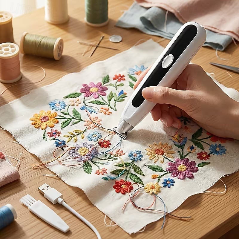 Removedor de linha elétrico, descosturador para projetos de costura, dispositivo portátil com lâmina de precisão para alfaiates, quilteiras, costureiras, artistas têxteis, amantes de artesanato, de 2026 por $27.99 –P5