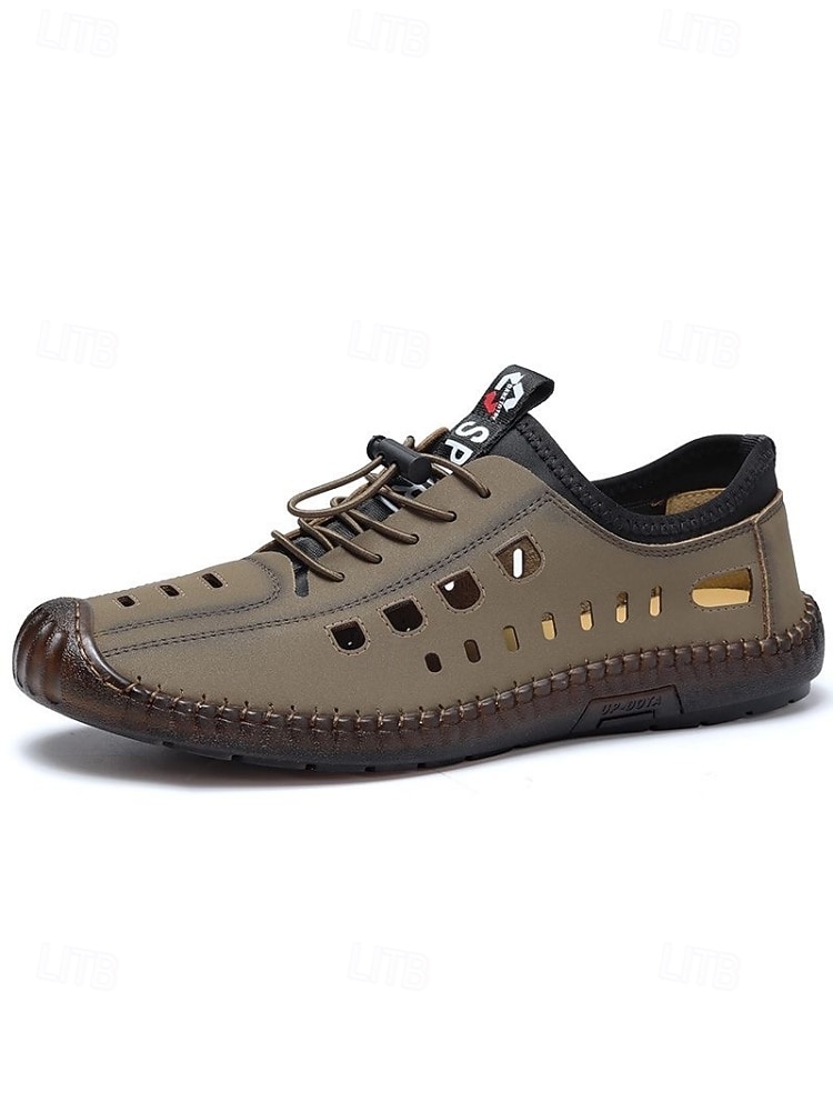Tênis casuais masculinos marrons, duráveis e confortáveis para aventuras em ilhas e cruzeiros. de 2026 por $34.99 –P6