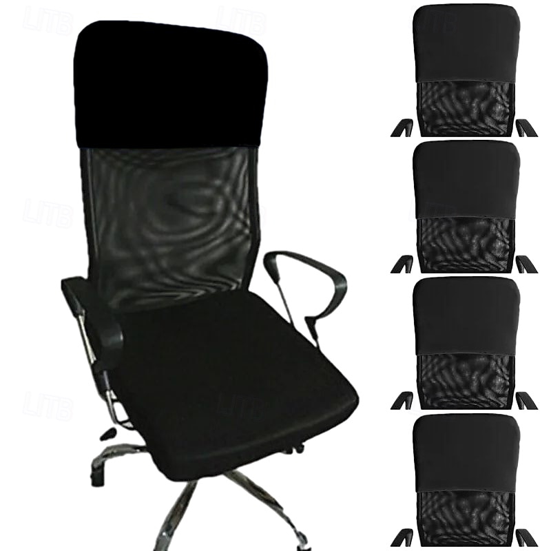 4 huse elastice pentru spătarul scaunului - husă anti-praf cu elasticitate ridicată pentru scaunul de birou - protector confortabil pentru spătarul scaunului de birou de uz casnic 2026 - $24.99 –P7