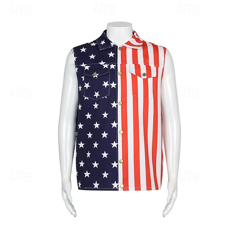 250 aniversario EE.UU. Chaleco Patriótico Adulto Hombre Día de la Independencia 4 de julio Fiesta Desfile Disfrazarse 2026 - $37.99 –P1