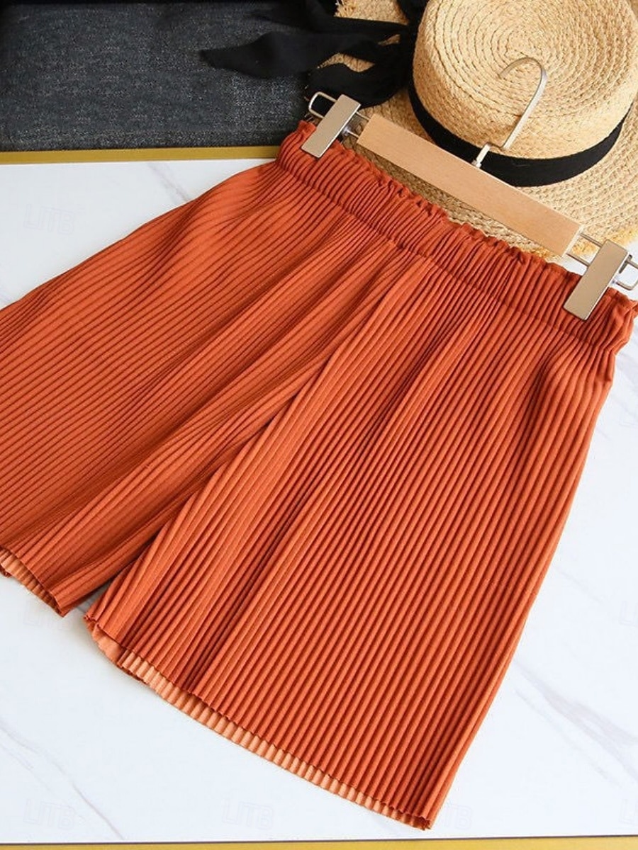 Γυναικεία Σορτς των Βερμούδων Σορτσάκια Καλοκαιρινό σορτς Σορτς παραλίας Διακοπές Μοντέρνα Κομψό στυλ street σύντομο Ψηλή Μέση Σκέτο Κορδόνι Τσέπη Ελαστική μέση Ικανότητα να αναπνέει Άνετο 2026 - $24.99 –P5