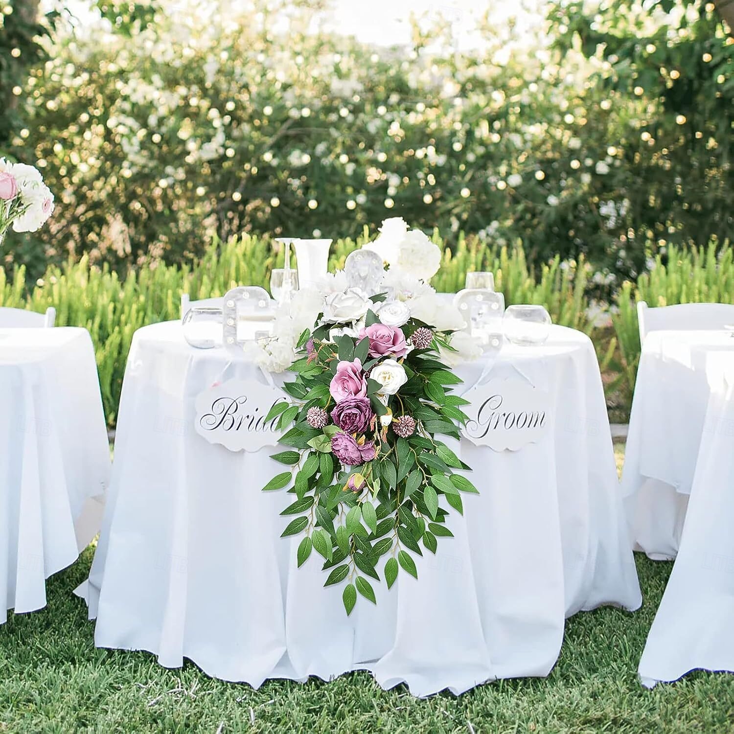 5 ks umělých stonků listů eukalyptu, svatební imitace jujube &banyánové listy, zeleň, větve, umělé rostliny ve stylu jarního lesa do bytové dekorace vázy 2026 - $20.99 –P11