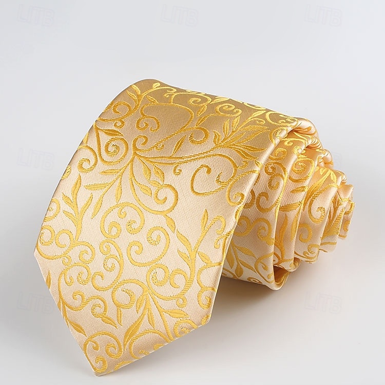 Da uomo Cravatte Elegante Festa Formale Jacquard A paisley Paisley Casuale Quotidiano Affari del 2026 a $9.49 –P14