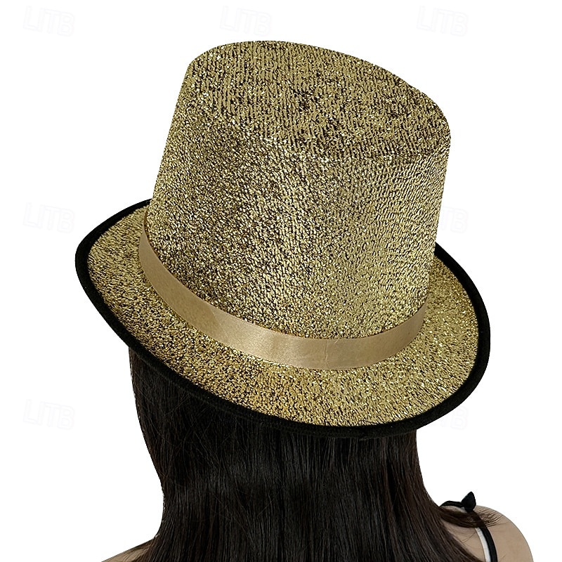 St. Patrick's Day Green Glitter Top Hat, Sparkling Leprechaun Hat for St Paddy's Day Irish Festival Parade, Costume Accessory for Men Women Kids, Lucky Green Shiny Party Hat, Dress Up Supplies 2026 - $12.99 –P1