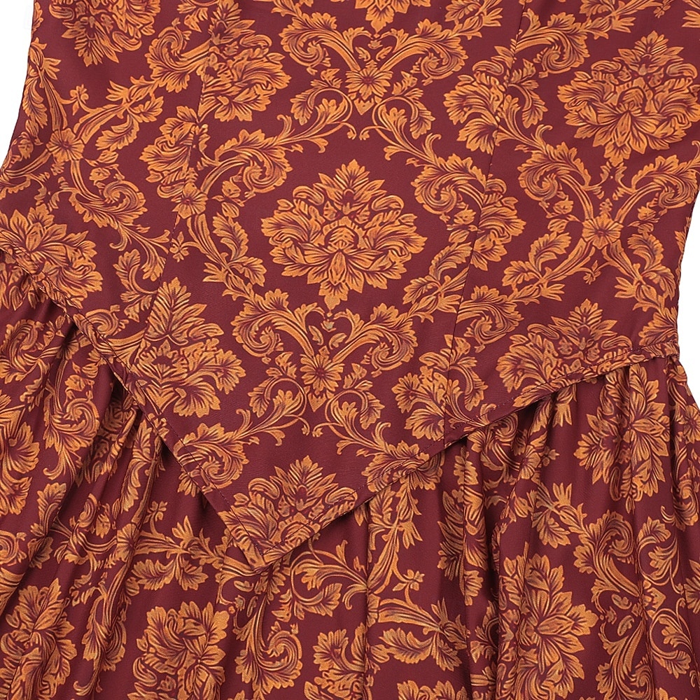 Mittelalterlich Renaissance Bodenlang Kleid langarm Prinz Königin A-Linie Kostüm Damen königlich Halloween Karneval Maskerade Renaissance-Messe LARP Erwachsene Kleid Ganzjahres 2026 - $91.99 –P7