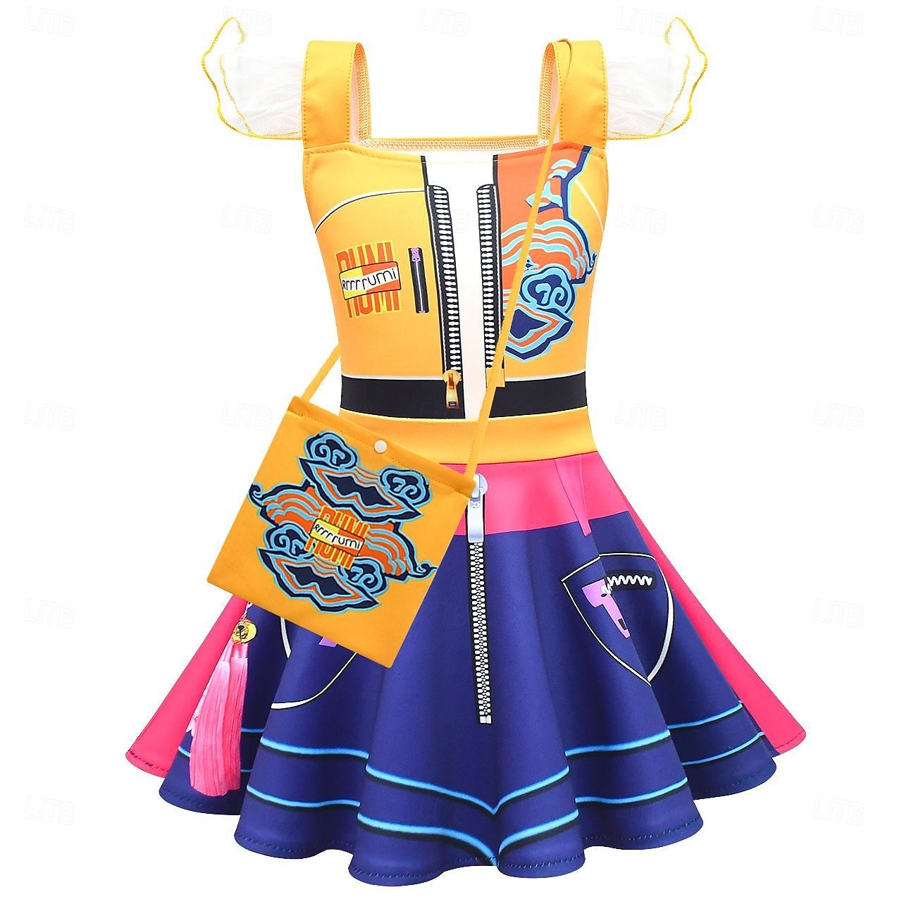 Inspirado em Kpop Inspirado em ídolos coreanos Estrela pop Vestidos Filme Ativo for Para Meninas Infantil Dia Das Bruxas Carnaval Diário de 2026 por $27.99 –P1