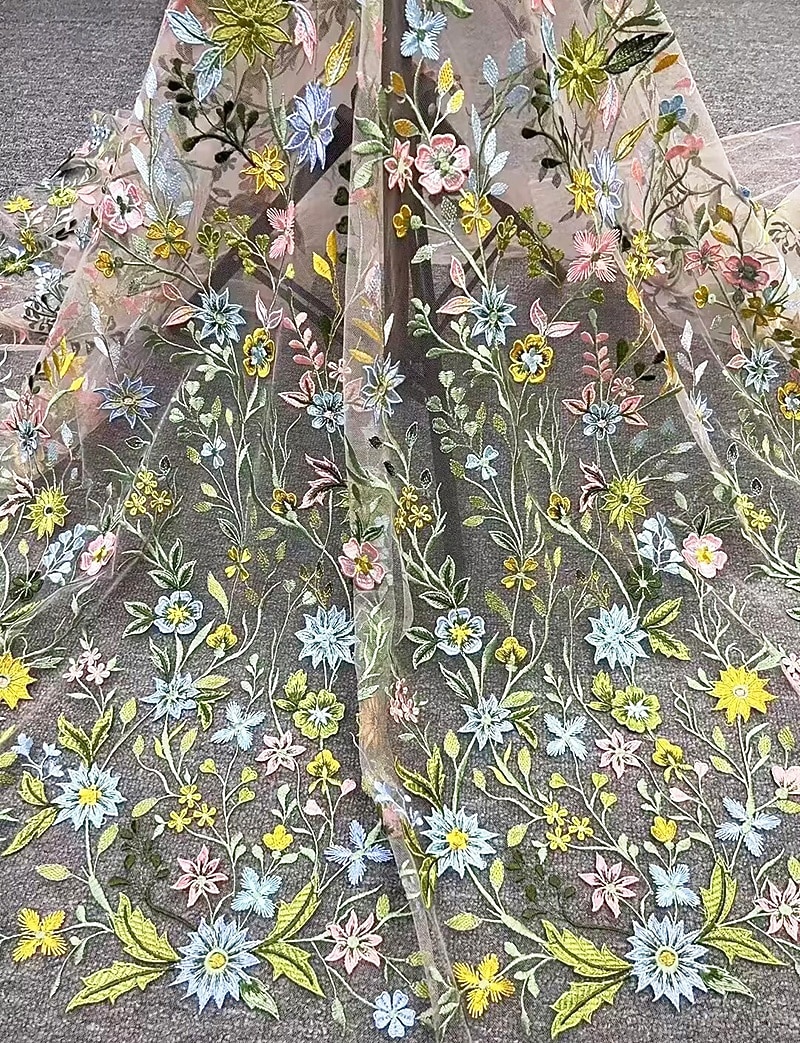 A-Line Tea Length Cocktail Dresses Elegant Floral Short Sleeve Crew Neck Garden Party Wedding Lace with 3D Flowers Embroidery Appliques 2026 - $194.99 –P3