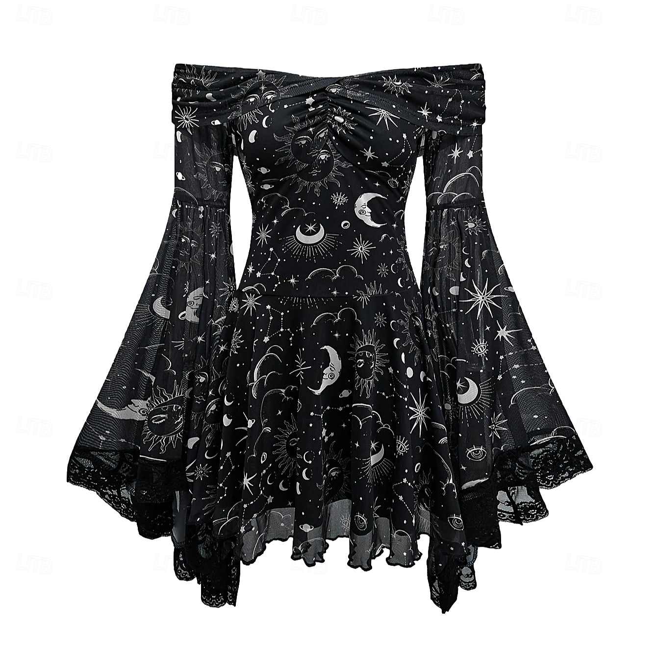 Medievale Steampunk Vestito Costume di fantasia Lunghe Strega Vampiro Costume Per donna Fantasia Halloween Carnevale Performance LARP Fiera Rinascimentale Adulti Vestito del 2026 a $41.99 –P2