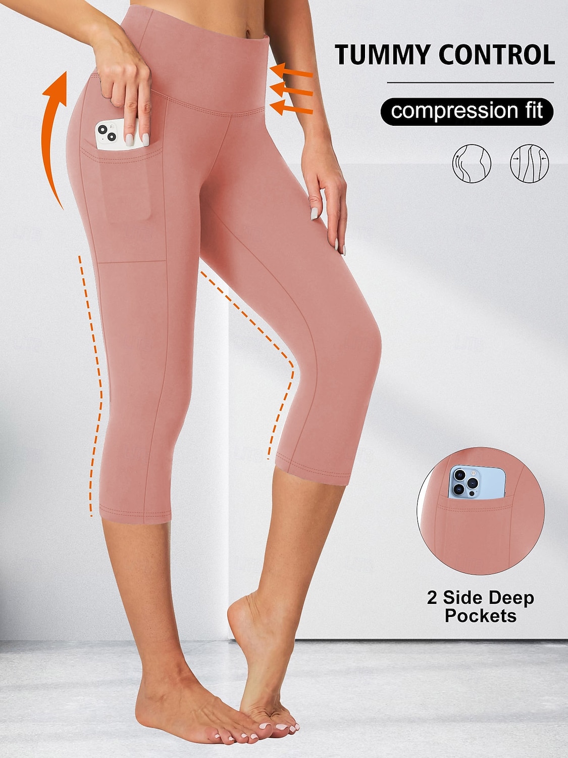 Damen Leggings Urlaub Mode Streetwear Wadenlang Hohe Taille Einfach Elastischer Bund Bequem Komfort Weich Hohe Elastizität Innen Yoga Dunkelgrau Wein Marinenblau Schwarz Frühling Herbst Lässiger 2026 - $16.99 –P4