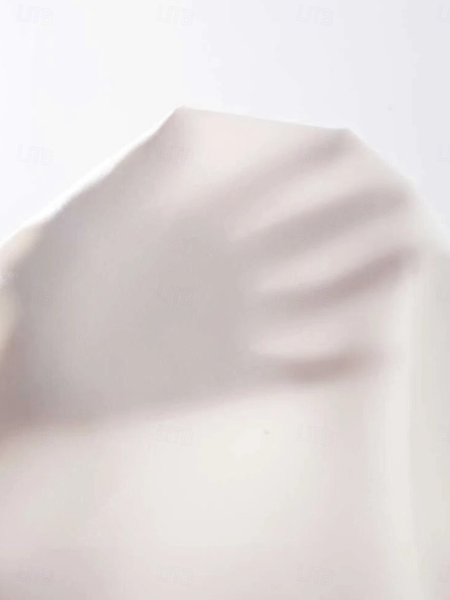 Mulheres Minivestido Vestido de renda Vestido branco Elegante Moda Moderno Ao ar livre Férias Para Noite Normal Tecido Sem Manga Decote V Preto Branco Verão Primavera de 2026 por $26.99 –P6