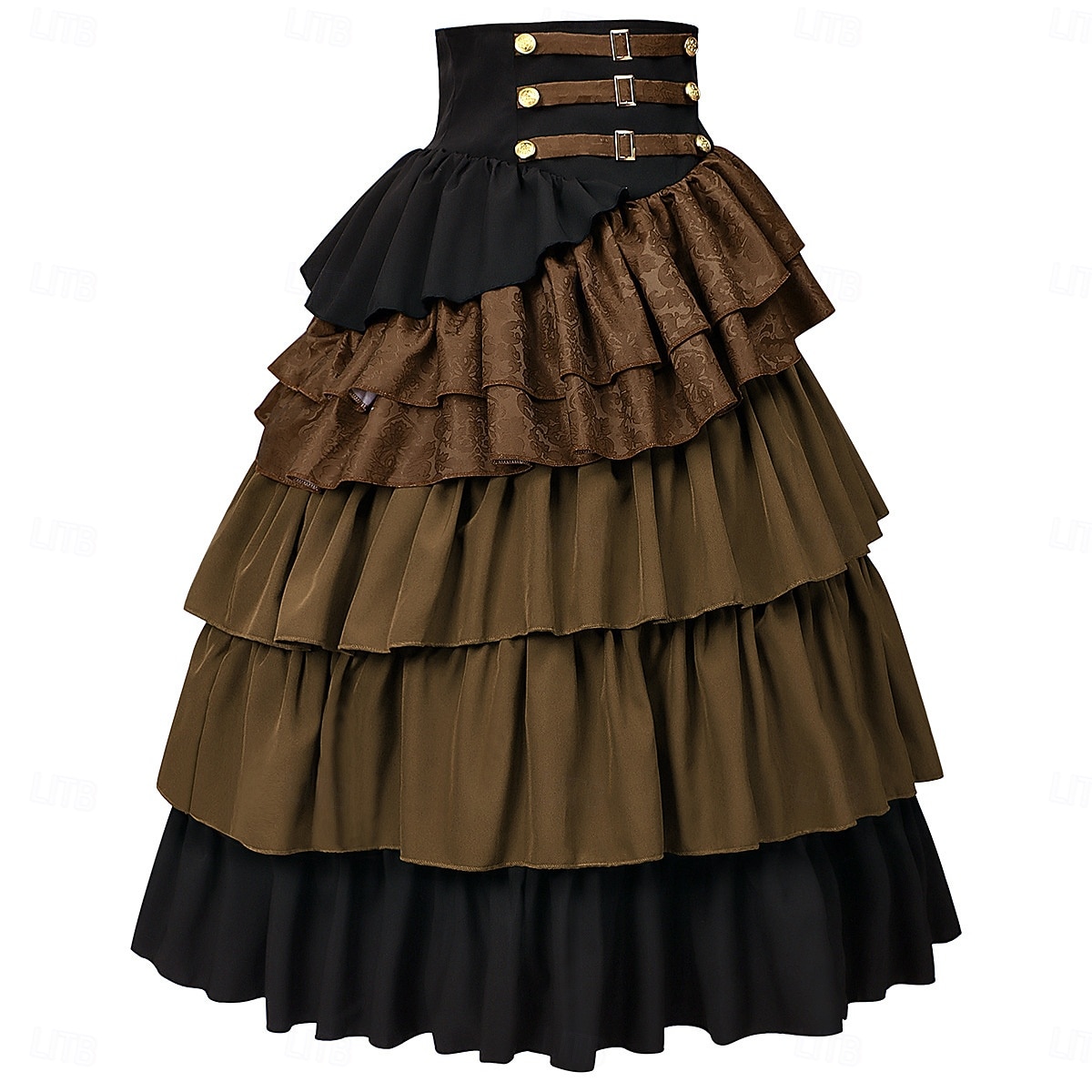 Medievale Rinascimento Steampunk Gonna Costume di fantasia Pirata Costume Per donna Halloween Carnevale Performance LARP Fiera Rinascimentale Adulti Gonna del 2026 a $65.99 –P12