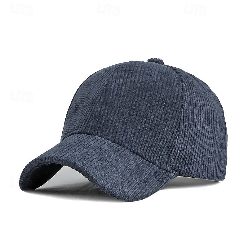 Unisexe Casquette de baseball Noir Jaune Velours côtelé Bandes Pur Chaud ancien Occasionnel Occasionnel Quotidien Vêtements de rue Couleur Unie Protection solaire de 2026 ? $9.49 –P5