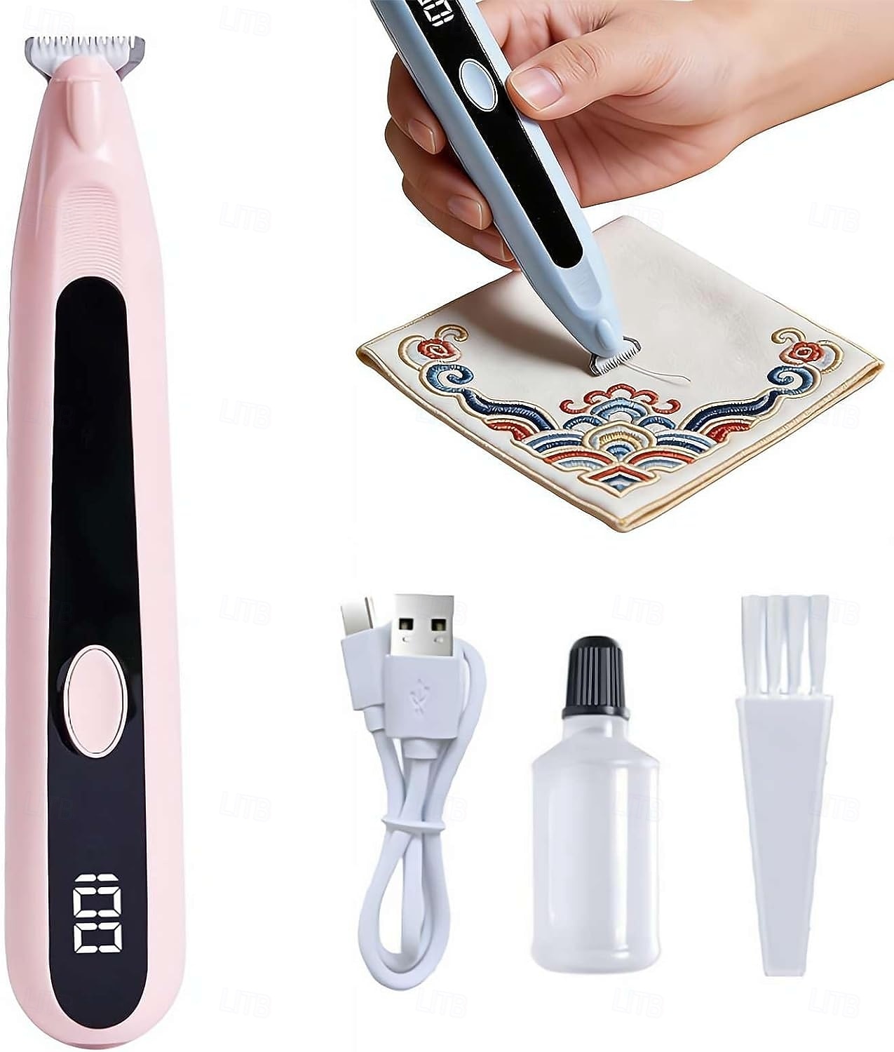 Removedor de linha elétrico, descosturador para projetos de costura, dispositivo portátil com lâmina de precisão para alfaiates, quilteiras, costureiras, artistas têxteis, amantes de artesanato, de 2026 por $27.99 –P3