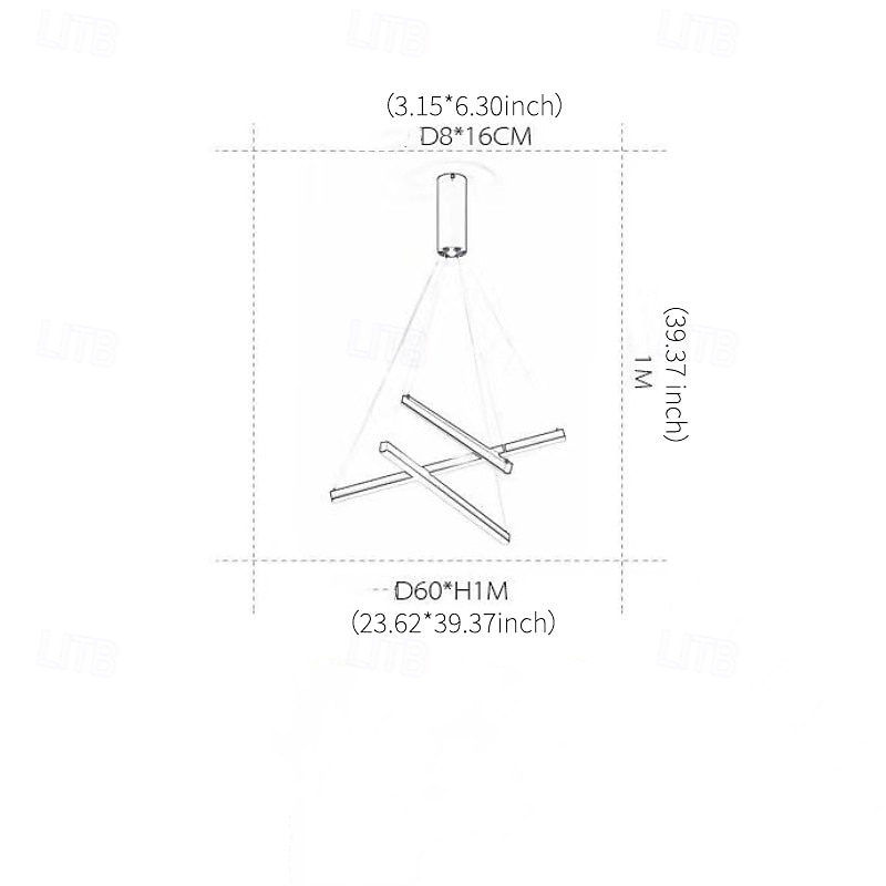 led závěsné svítidlo 3/5/7/9 hlav cluster design sputnik designové lustry do jídelny ložnice závěsné lampy 110-240v pouze stmívatelné pomocí dálkového ovládání 2026 - $349.99 –P15