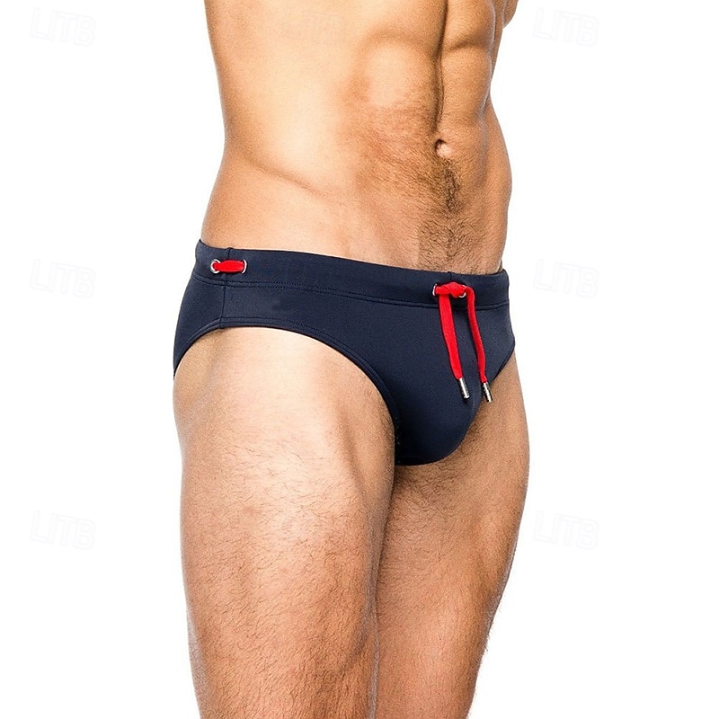 Per uomo Costume da bagno Costume da Bagno Slip mare Tinta unita Coulisse Asciugatura Rapida Elastico Traspirante Pantaloni Surf Sport Acquatici Nuoto Estate del 2026 a $13.99 –P2