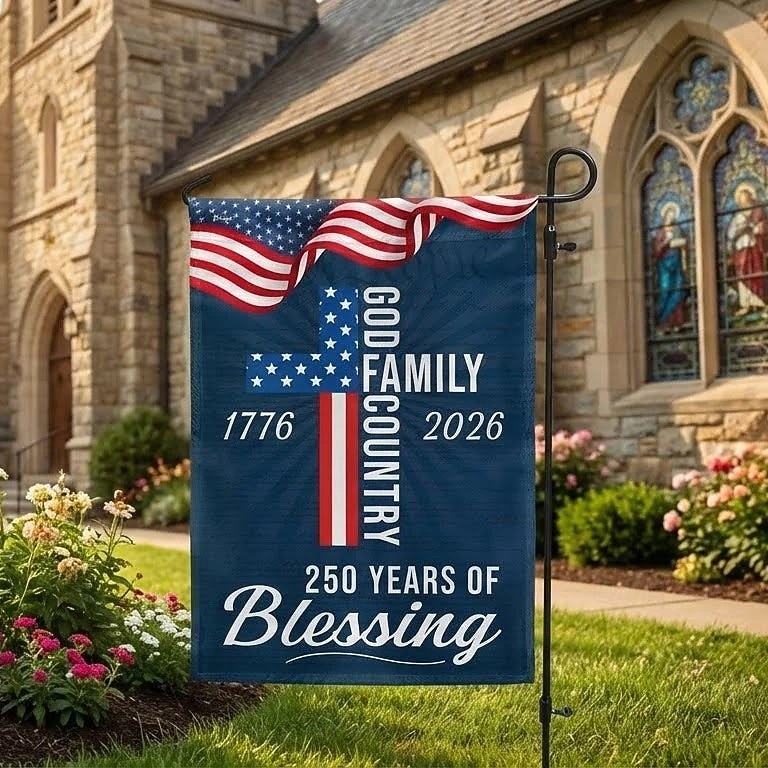 250-летие США, флаг в честь годовщины независимости Америки, 1776-2026, патриотический, благословенная нация, памятный баннер. 2026 - $11.99 –P2