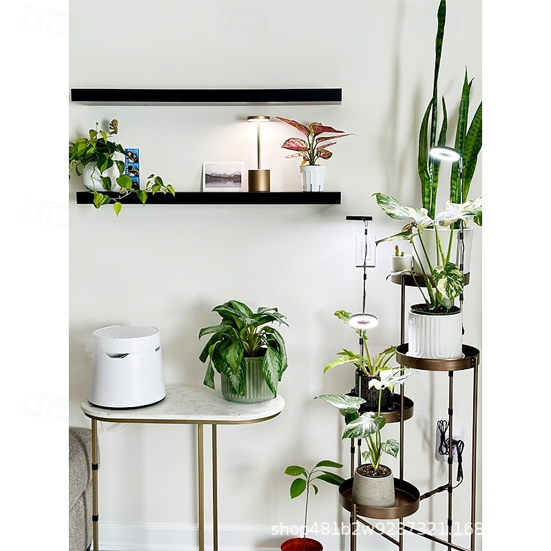 Lampada telescopica a LED per la crescita delle piante, anello d'angelo a spettro completo, rosso &luce blu per piante grasse e fiori, dimmerabile, timer, luce integrativa per piante da interno, del 2026 a $15.99 –P1