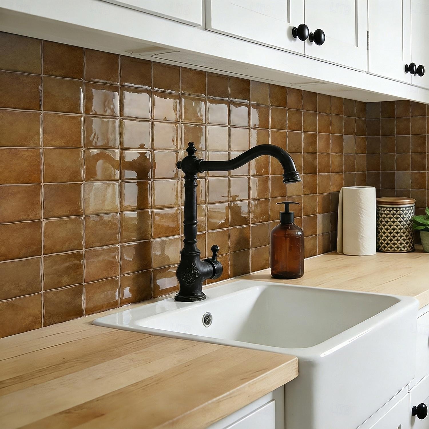 Paquete de 10 paneles decorativos de pared 3D, azulejos de vinilo vintage de epoxi para salpicadero de cocina, adhesivos autoadhesivos despegables, aptos para cocinas, baños, lavanderías y vehículos 2026 - $25.99 –P12