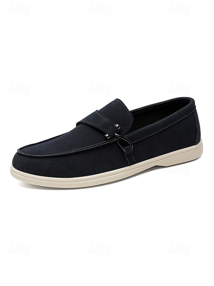 Mocasini bej pentru bărbați, fără mâneci, design elegant cu talpă amortizată, stil formal confortabil pentru nunți în grădină, petreceri și ocazii speciale 2026 - $42.99 –P10