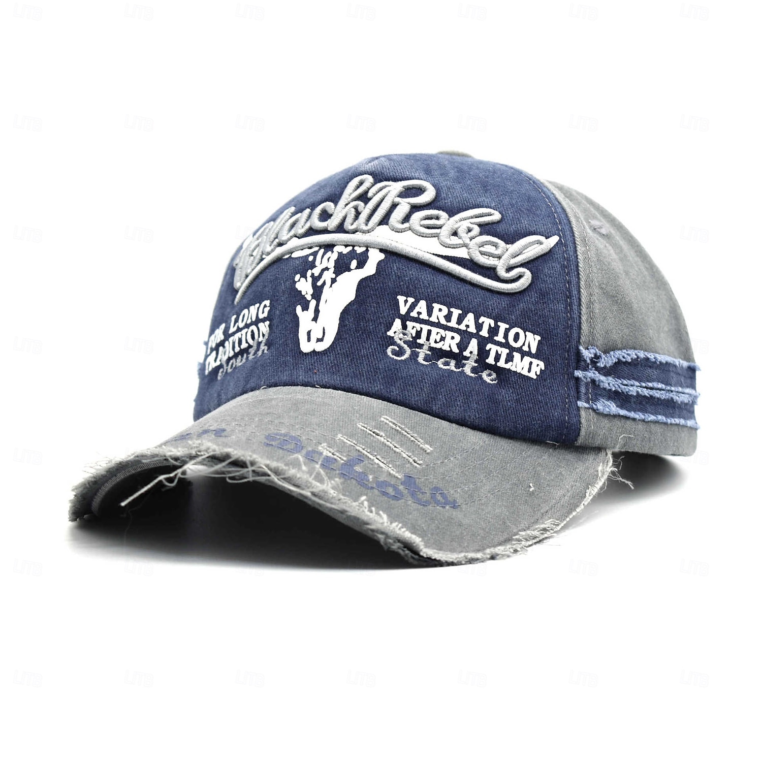 μαύρο καπέλο φορτηγού Rebel, vintage καπέλο μπέιζμπολ με κεντημένο λογότυπο, ρετρό στυλ δρόμου, ρυθμιζόμενο snapback, mesh back, casual unisex καπέλο μπαμπά 2026 - $15.99 –P7