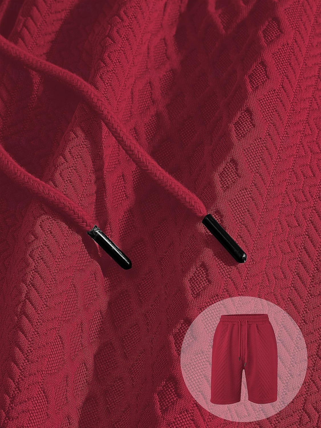 Herr Shorts Casual shorts Jacquard Slät Strukturerad Komfort Andningsfunktion Över Knät Ledigt Utomhus Strand Semester Mode Ljusgrå Microelastisk 2026 - $18.99 –P10