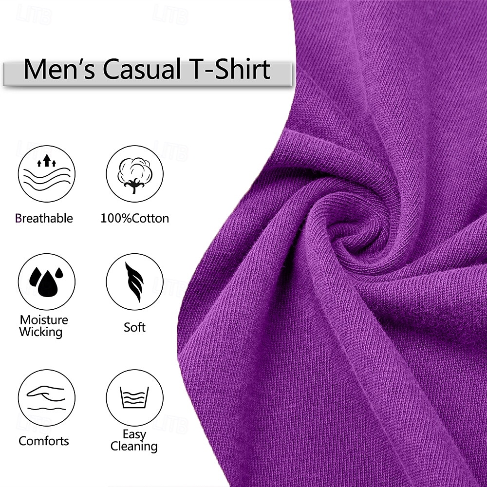 Ανδρικά Πουκάμισο Henley Πουκάμισο 100% Cotton Acid Wash Μπλουζάκι Μπλουζάκι Κοντομάνικο Ρετρό / Βίντατζ Καθημερινό Αγχωμένος Πεπαλαιωμένο Στυλ Πλυμένο Χένλι Causal Καλοκαίρι Άνοιξη Φθινόπωρο 2026 - $31.99 –P1